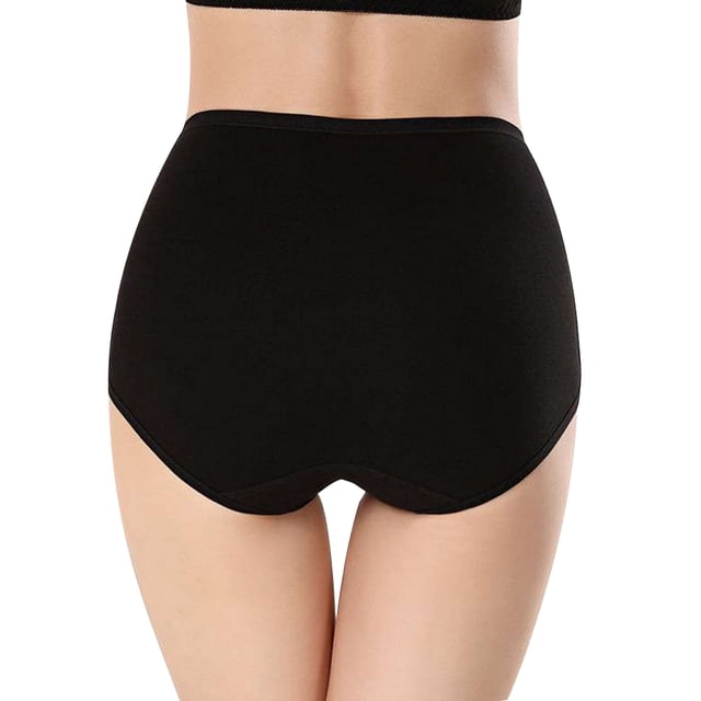 Guardurnaity Ropa interior de mujer Bragas de algodón de cintura alta Chica Embarazada Calzoncillos elásticos de color sólido, Rojo, L Prendas para la parte inferior del cuerpo negro XXL Guardurnaity AP003573-13