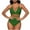Army Green, variant on Womens One Piece Swimsuit Waist Hollow Ruched Bathing Suit Classic Fit Open Back Slimming Padded Swim Suit with Adjustable Straps Straps