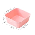 thumbnail image 3 of NWOKYZGH 1Pc Plastic Bowls, Dishwasher Safe, Lightweight Stackable Bowls for Cereal, Salad, Soup, Snacks, Party, Camping, 3 of 6