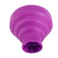 thumbnail image 5 of Difusor de secador de pelo plegable de silicona, accesorio portátil de viaje, color morado, 5 of 5