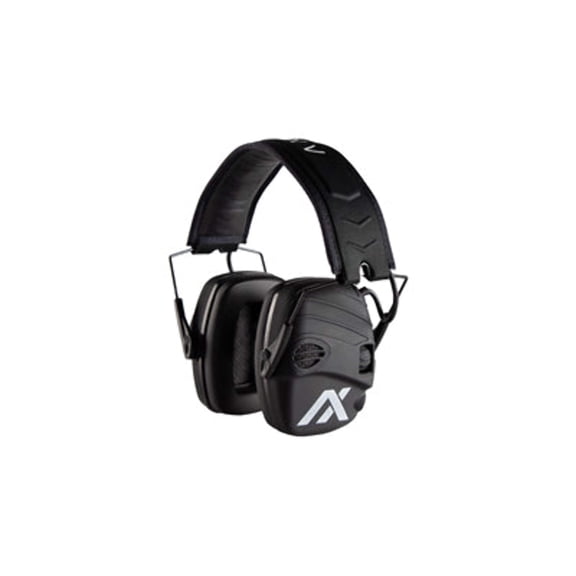 AXIL TRACKR Tactical/Shooting/Hunting Earmuff Set, Matte Black Finish - TRACKR-B
