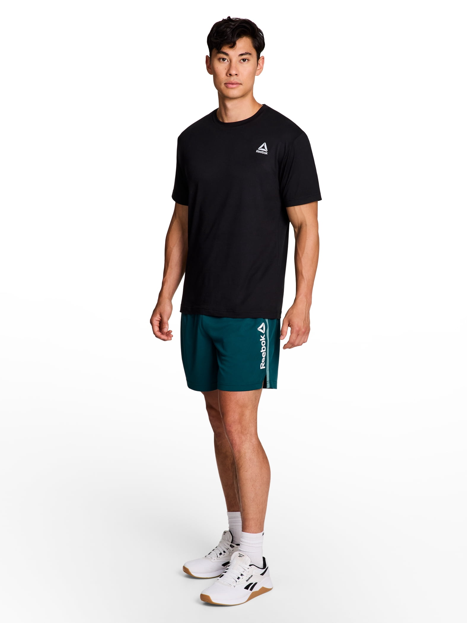 Reebok Men's Reebok Men's and Big Men's Champ Knit Performance Shorts, 6" Inseam, Sizes XS-3XL