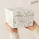 thumbnail image 3 of Set de cajas de regalo Sorarto de 4 piezas con forma de nido floral en oro blanco, 3 of 8