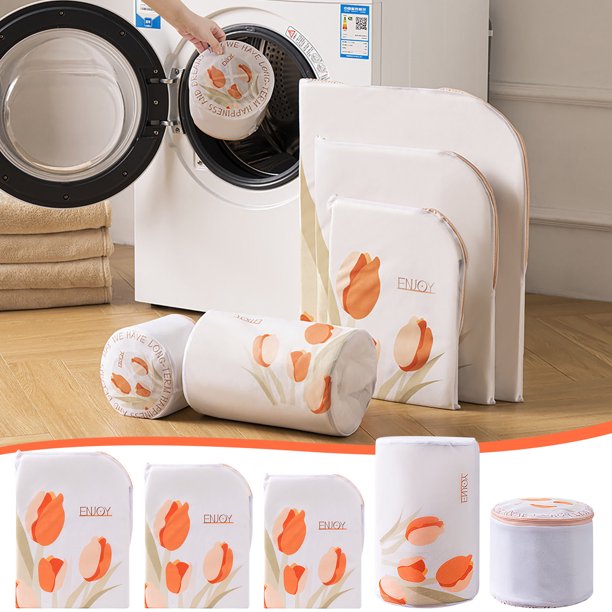 Ganfancp Bolsa de Lavado Bolsa de Lavado para Suéteres de Sostén Engrosado para Uso Doméstico Bolsa de Lavado para Máquina Lavadora Bolsa de Lavado con Deformación Especial Ofertas Del Día 1* Bolsa d