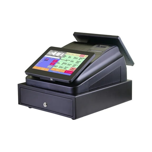 Smart Integrated 10.1 Inch Dual Screen Touch Screen Electronic Cash Register No Software Installation Required ,Easy to Operate
