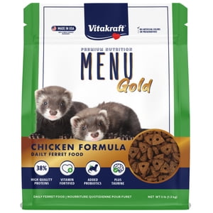 Vitakraft Menu Gold Ferret Diet, Premium Pellets