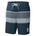 thumbnail image 2 of Men's G-III Sports by Carl Banks  Navy Detroit Tigers Coastline Volley Swim Shorts, 2 of 3