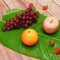 thumbnail image 4 of AURORA TRADE 5PCS Large Artificial Banana Leaves, Faux Tropical Leaves for Hawaiian Luau Party Jungle Beach Island Adventure Theme Party Wedding Home Kitchen Decor, 4 of 8