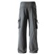 thumbnail image 4 of Ceisia Men's All-Season Work Pants - Solid Color Gift Loose Casual Functional Pocket Drawstring Full Length Trousers, 4 of 5