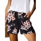 thumbnail image 2 of Pantalones cortos de mujer Pantalones cortos impresos casuales Pantalones cortos de bolsillo de cintura alta, Impresos, M Advancent AP001801-06, 2 of 6