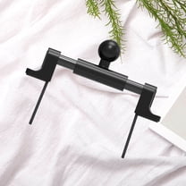 LEORX 1Pc Phone Holder for Car Black Silicone Clamp with Adjustable Angle