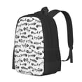 thumbnail image 2 of Daiia Fish Bones Backpack for Men and Women -Durable Backpack Large Capacity, Water-Resistant Bag with Adjustable Straps and Laptop Compartment, 2 of 9