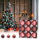 thumbnail image 5 of Bola de árbol de Navidad de 6cm/9 Uds.bola de fiesta navideña para colgar en la ventanabola colorida (vino) Ndcxsfigh Nuevos Originales, 5 of 8