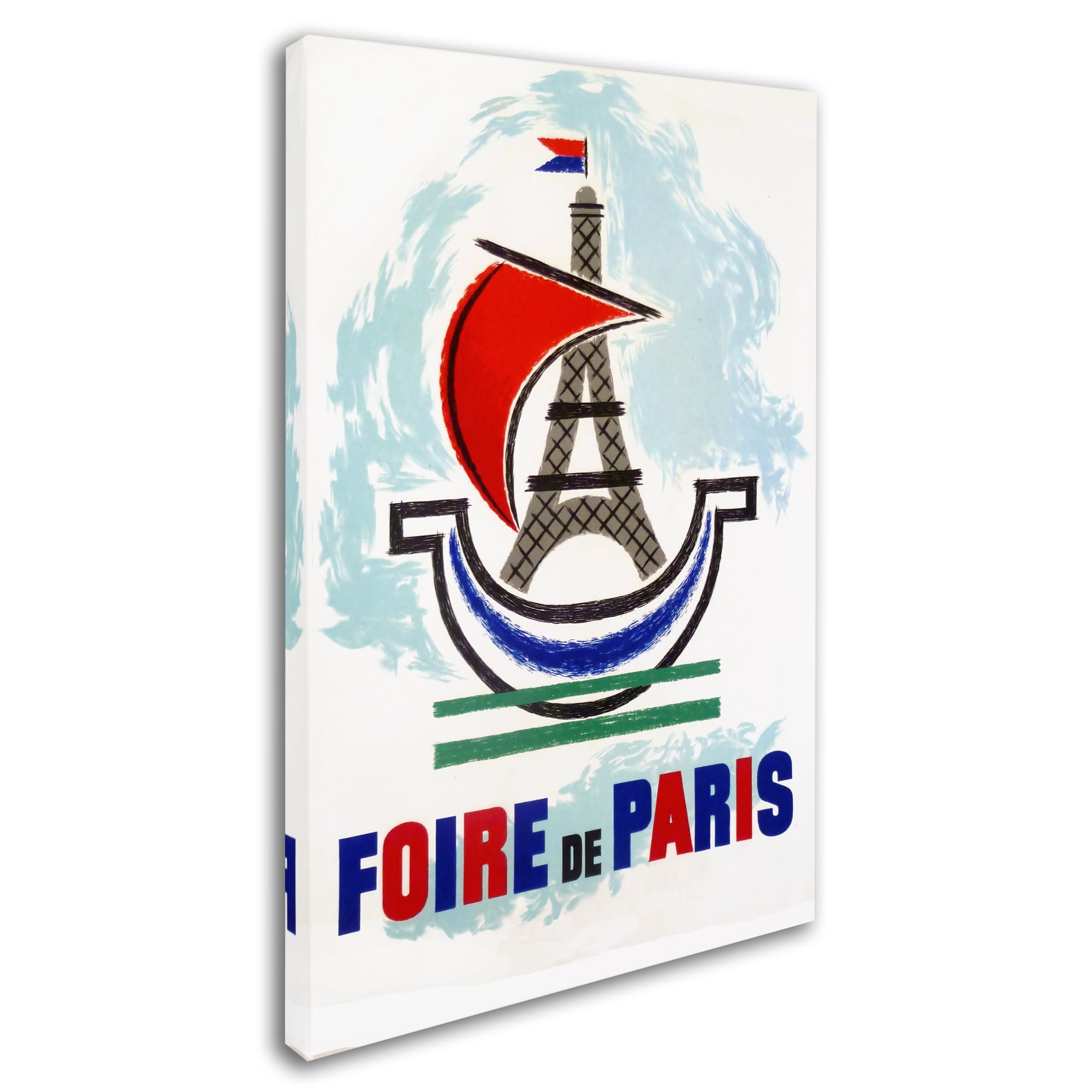 Vintage Apple Collection 'Foire De Paris' Canvas Art