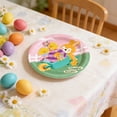 thumbnail image 4 of B Easter Disposable Dinner Plates, 16Pc 7In Small Bunny Shaped Paper Plates With Food-Grade Thickened Pulp And Festive Easter Design For Parties And Gatherings, 4 of 7