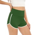 thumbnail image 3 of WBQ Women's Plus-Size Run Shorts Sport Booty Shorts Yoga Dance Sleeping Short Pants Summer Athletic Shorts Green S-4XL, 3 of 7