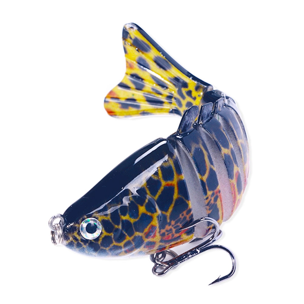 HENGJIA Fishing Lures 15PCS Multi Jointed Fish Fishing Kits Slow Sinking Lifelike Swimbait Freshwater and Saltwater for Trout Bass Lures