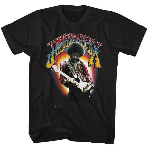 Jimi Hendrix Black Adult T-Shirt 4Xl