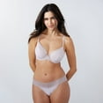thumbnail image 5 of Womens Maidenform® Comfort Devotion® Full Coverage Lace Trim Bra 9404 Color: Black Floral Fab Size: 40 D, 5 of 5