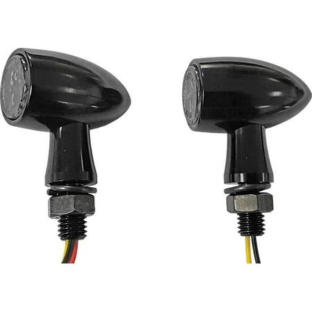 - HardDrive 161185 LED Tail Light/Turn Signal - Black Housing - Red/Amber with Smoked Lens