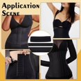 thumbnail image 6 of 1 Set 20 Yards 2 Styles Polyester Hook and Iron Eye Tape for Bra Corset Sewing Making Undergarment Sewing Fasteners Black 26.5~42x2.5~4mm 10 yards/style, 6 of 8