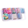 thumbnail image 4 of ziyahi 1 Box Starry Sky Nail Foil Sticker Candy Color Nail Shimmer Transfer Sticker Manicure Decorations Holographic Nail Paper Decals, 4 of 8