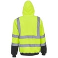 thumbnail image 2 of High Visibility Reflective Stripes Safety Workwear Men Hoodie Pullover Sweatshirt, 2 of 2