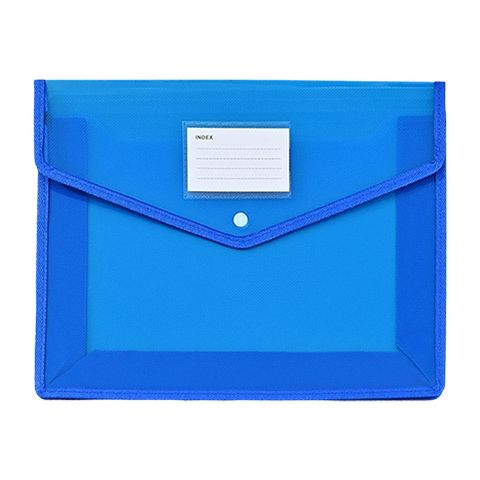 PPKVUFD 4Pcs Plastic Expanding File Folders, Envelope Folders for Documents, Waterproof Transparent Expandable File Folder, Large Capacity, Fit Letter/A4 Size