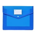 thumbnail image 2 of Plastic Expandable File Organizer Folder (No Divider), Transparent Document Holder StorageforReceipt/Paper/Bill/Letter, Easy To Label, Twill Transparent A4 Horizontal File Bag, 33 * 25cm, 2 of 9
