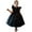 A03-Black, variant on CAICJ98 Flower Girls Dress Wedding Satin Dresses Princess Birthday Party Prom Ball Gown for Toddler Kids Blue,5-6 Years