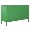 thumbnail image 4 of Novogratz Channing 2 Door Storage Cabinet-Mesh Metal Locker, Kelly Green, 4 of 9