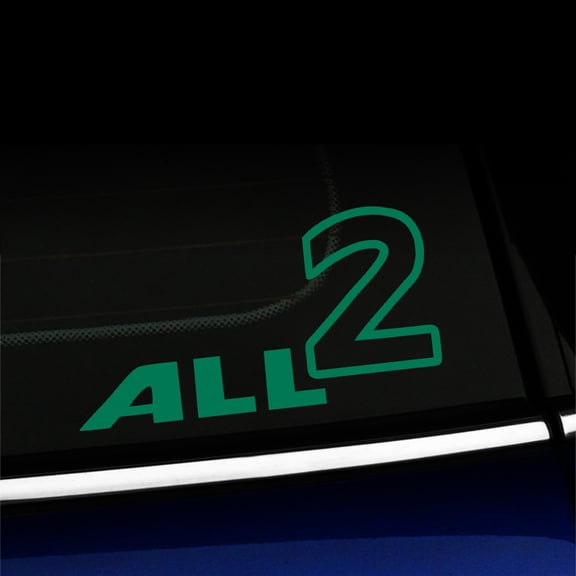 All 2 - Vinyl Decal For MINI Cooper - Choose Color - [GREEN]