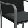 thumbnail image 5 of vidaXL 7 Piece Garden Dining Set with Cushions Poly Rattan and Steel, 5 of 5
