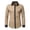 #106-Khaki, variant on Kakii Men's Dress Shirts Long Sleeve Wrinkle-Free Business Casual Button Down Shirt