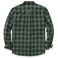 thumbnail image 3 of Dubinik® Mens Flannel Shirts Long Sleeve Flannel Shirt For Men Casual Button Down Brushed 100% Cotton Shirt, 3 of 7