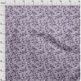 thumbnail image 4 of oneOone Tissu en Coton Cambric Violet Floral Rétro Matériel de Robe Tissu Imprimé Tissu au Mètre 56 Pouces de Large, 4 of 5