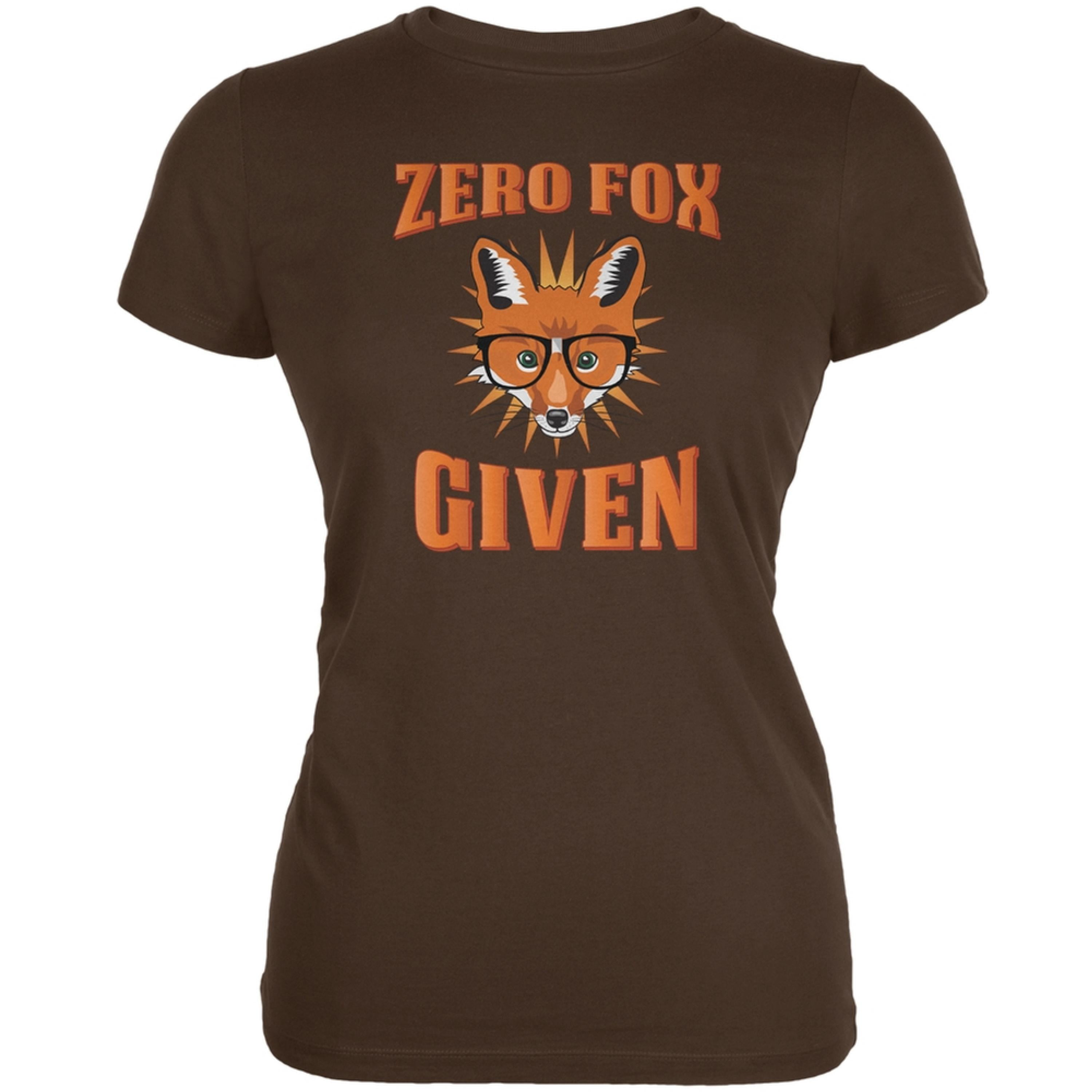 Zero Fox Given Brown Juniors Soft T Shirt