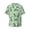 Cute Dinosaurs In Space, variant on Cute Dogs Head Print Men's Wrinkle Free Untucked Cuban Shirt Business Casual Button Down Shirts Short Sleeve Shirt