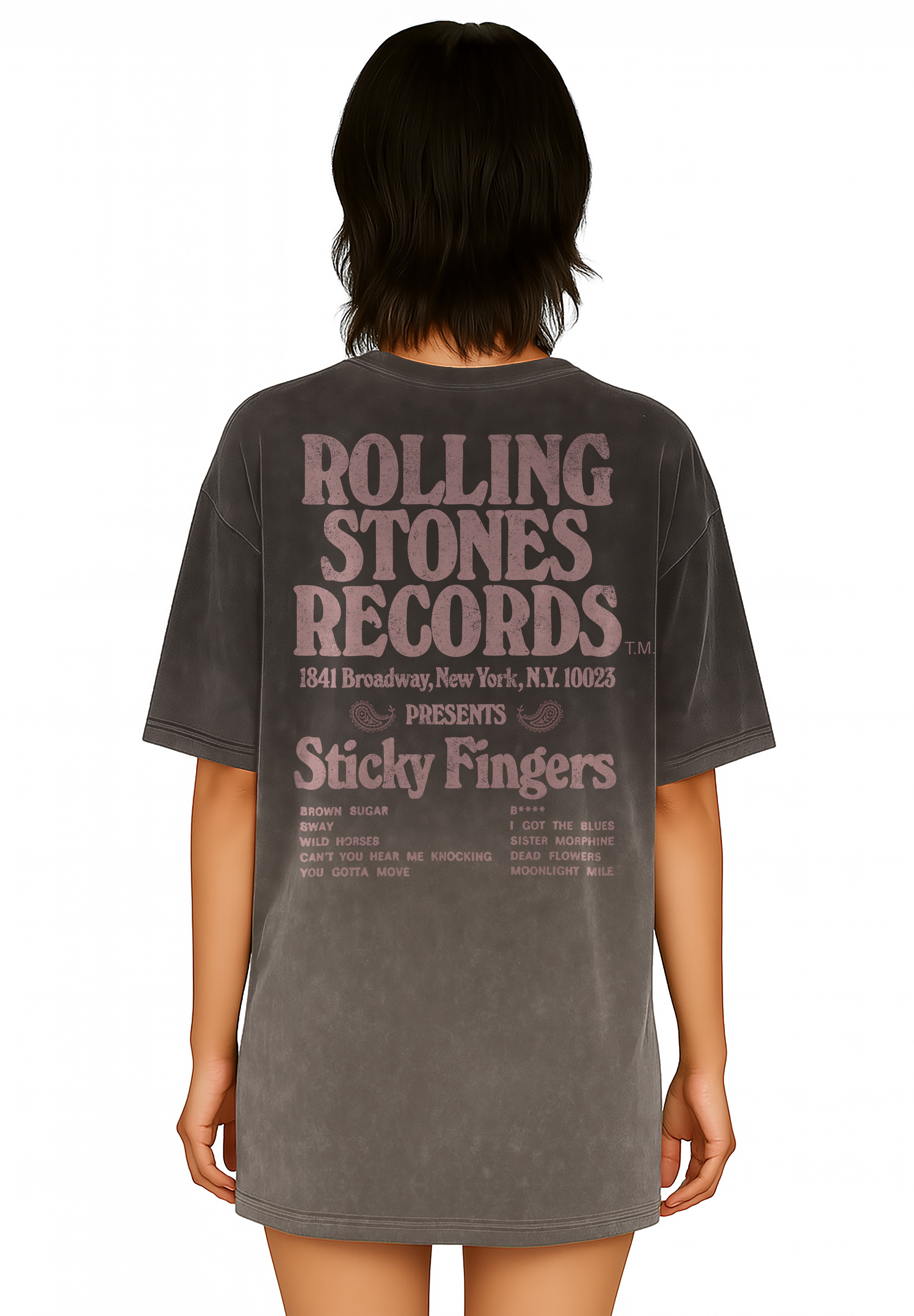 Rolling Stones Women's Oversized Sleep Shirt, Sizes XS-3X