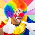 thumbnail image 3 of Disfraz de Payaso Peluca de Payaso Accesorios para Nariz de Payaso Guantes Blancos con Pajarita para Mujeres Hombres Adultos Fiesta de Carnaval, 3 of 5