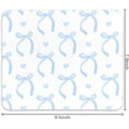 thumbnail image 4 of Coquette Trendy Pink Bow Mouse Pad,Funky Bowknot Personalized Mouse Mat Design,Pink Mouse pad for Desk Home Office Gaming Working,Gifts for Girls Women Female Friends,9x8 inches(Blue), 4 of 4
