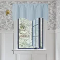thumbnail image 5 of Howarmer Solid Color Polyester Valance Curtains with Rod Pocket ( Sky Blue ), 5 of 6
