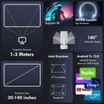 thumbnail image 2 of Mini Proyector Sepymp 2025 Mejorado 4K 1080P 350 ANSI 5W, 2 of 7