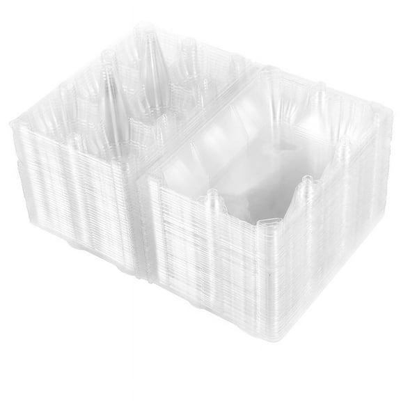 36Pcs Egg Cartons Clear Plastic Egg Holder Storage Container Egg Tray for Family Pasture,Refrigerator Sto
