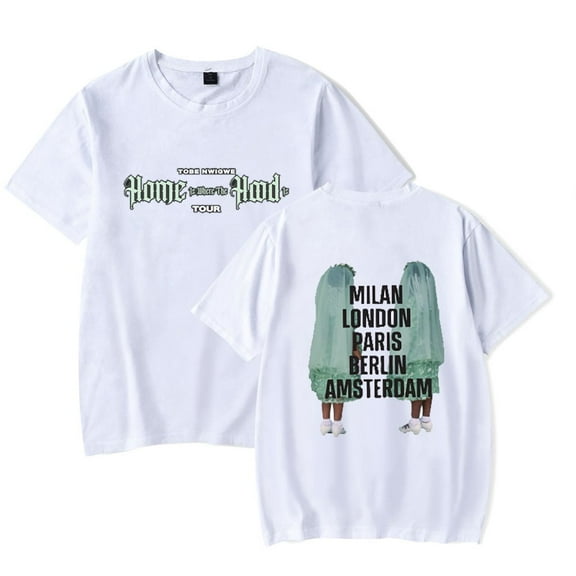 Tobe Nwigwe 2025 Home Is Where The Hood Is Tour T-Shirts Merch Women Men Fashion Clothes Trend Casual Short Sleeve Top
