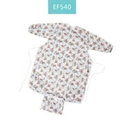 Elinfant Waterproof Popular Print Baby Highchair Feeding Cover Long Sleeve Coverall Baby Feeding Bibs Towel Burp Apron EF540