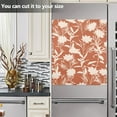 thumbnail image 5 of Orange Flowers Dishwasher Magnet Covers for The Front Magnetic Dishwasher Cover Home Cabinet Decals 20" x 26" Refrigerator Door Home Decor, 5 of 5