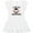 AA-White, variant on Inktastic I Love My Godfather with Cute Penguin and Hearts Gift Baby Girl Dress