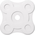 thumbnail image 1 of Ekena Millwork CMP40LA-06000 40 in. OD x 6 in. ID Square Luna Architectural Grade PVC Contemporary Ceiling Medallion, 1 of 1