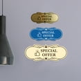 thumbnail image 2 of Designer Special Offer Sign (Blue) - Small, 2 of 5